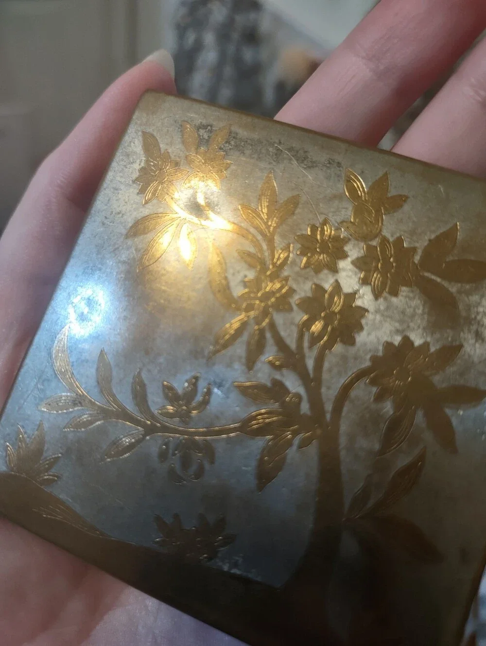 Vintage elegant brass